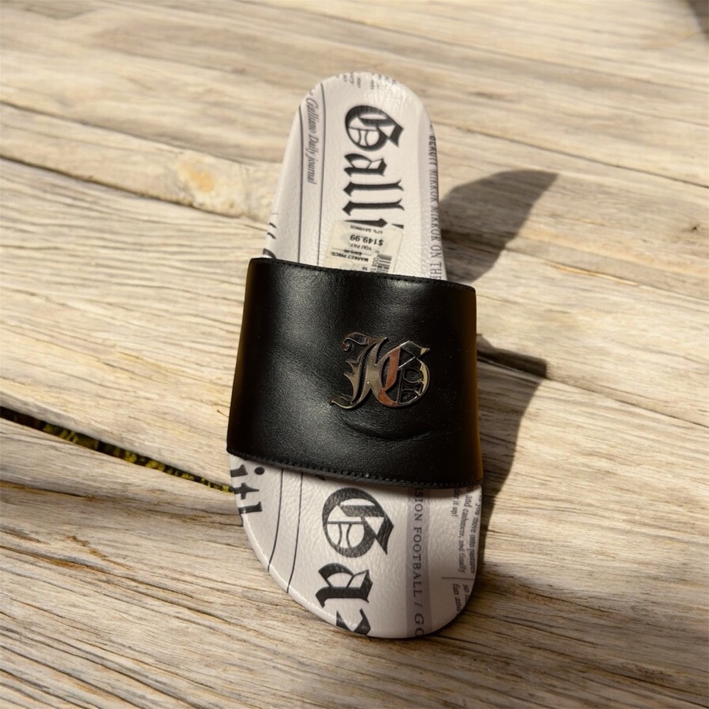 John Galliano pool slides